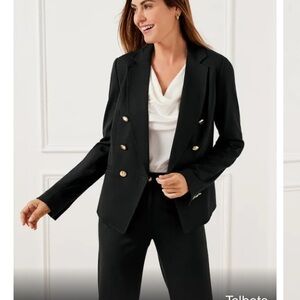 Talbots Kate Fit Black Jacket. Size 14P